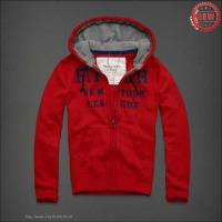 heren abercrombie fitch pullover full-zip rood new york league Originele Prijs byz24431